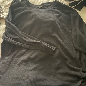 long sleeve ribbed knit